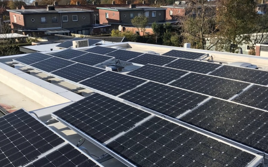 LG NeON H BiFacial solar panels maximise small spaces