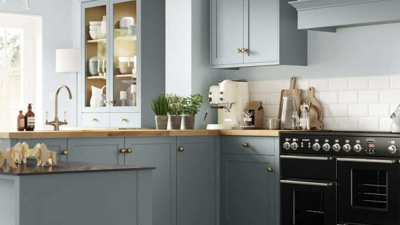 The Chester range in Cloudy Blue by Wickes